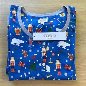 BedHead Festive Blue Pajama Set